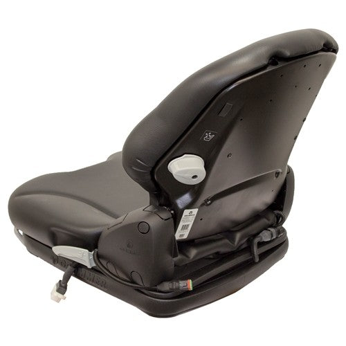 Grasshopper 600-700 Series Front Mount Tractor Mower Replacement Seat & Air Suspension - Fits Various Models - Black Vinyl