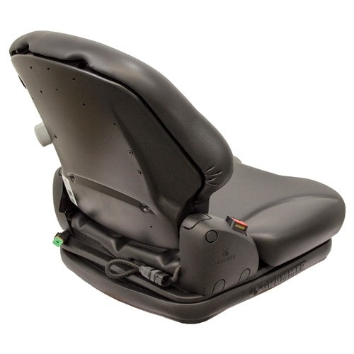 Grasshopper 600-700 Series Front Mount Tractor Mower Replacement Seat & Air Suspension - Fits Various Models - Black Vinyl