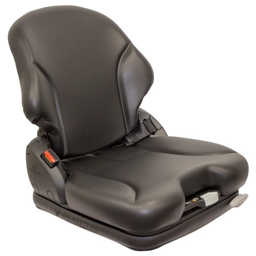 Grasshopper 600-700 Series Front Mount Tractor Mower Replacement Seat & Air Suspension - Fits Various Models - Black Vinyl