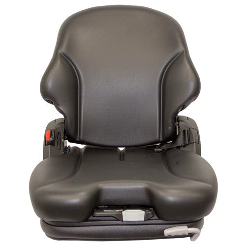 Grasshopper 600-700 Series Front Mount Tractor Mower Replacement Seat & Air Suspension - Fits Various Models - Black Vinyl