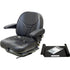 Kubota M Series Tractor Replacement Seat & Mechanical Suspension Kit - Fits Various Models - Black Vinyl