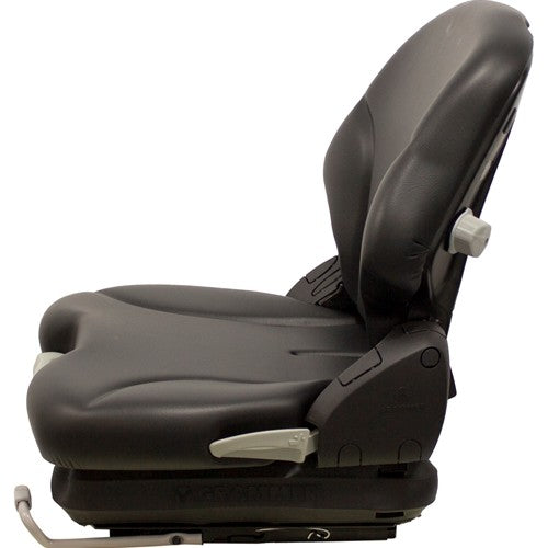 Kubota BX1800-BX2600 Series Tractor Replacement Seat & Mechanical Suspension - Fits Various Models - Black Vinyl