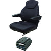 Oliver Series Tractor w/Original Bostrom Suspension Replacement Seat & Mechanical Suspension - Fits Various Models - Black Cloth