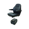 Oliver Series Tractor w/Original Bostrom Suspension Replacement Seat & Air Suspension- Fits Various Models - Black Vinyl