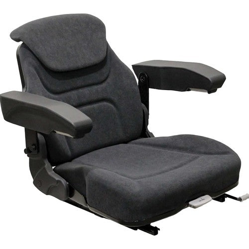 Case IH 71 Series Magnum Tractor Seat Assembly - Fits Various Models - Gray Cloth