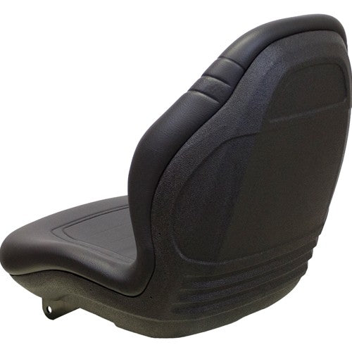 Case IH DX Series & Farmall Tractor Replacement Bucket Seat Kit - Fits Various Models - Black Vinyl