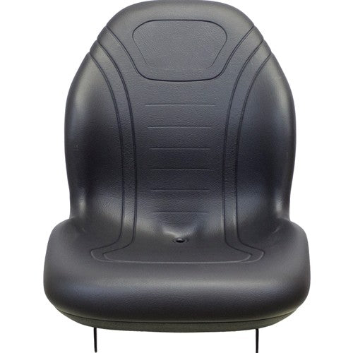 Case IH DX Series & Farmall Tractor Replacement Bucket Seat Kit - Fits Various Models - Black Vinyl