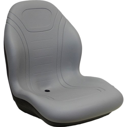 Ford/New Holland Boomer, T, TC, TZ Workmaster Series Tractor Replacement Bucket Seat Kit - Fits Various Models - Gray Vinyl