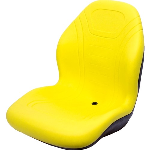 John Deere Compact Utility Tractor Replacement Bucket Seat Kit - Fits Various Models - Yellow Vinyl