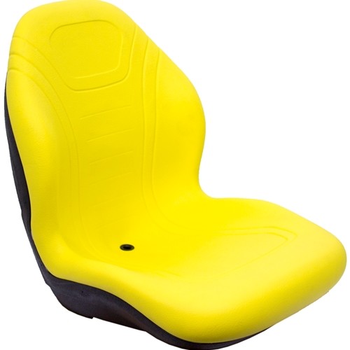 John Deere Compact Utility Tractor Replacement Bucket Seat Kit - Fits Various Models - Yellow Vinyl