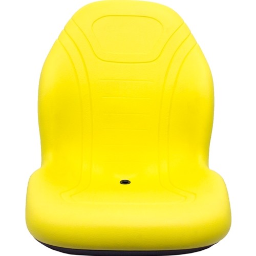 John Deere Compact Utility Tractor Replacement Bucket Seat Kit - Fits Various Models - Yellow Vinyl