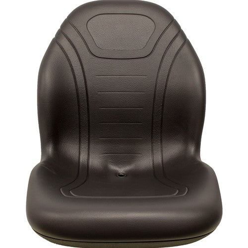 Kubota B1700-B2400-L2500-L4200 Series Compact Tractor Replacement Bucket Seat Kit  - Fits Various Models - Black Vinyl