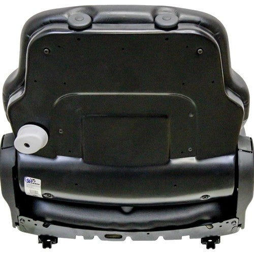 Kubota L3030-L5040-M5-M9960 Series Compact Tractor Replacement Seat Assembly Kit - Fits Various Models - Black Vinyl