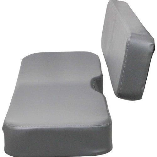 Kubota RTV 900-1140 Series Work Utility Vehicle Replacement Bench Seat Kit - Fits Various Models - Gray Vinyl