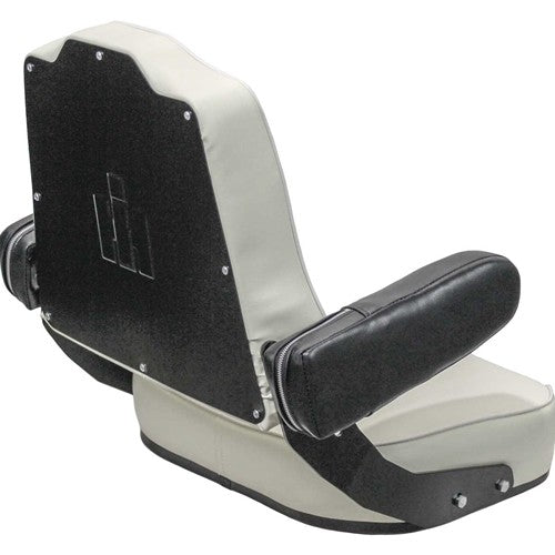 International Harvester 56-66 Series Tractor Original Replacement Seat Assembly - Fits Various Models - Cream Vinyl