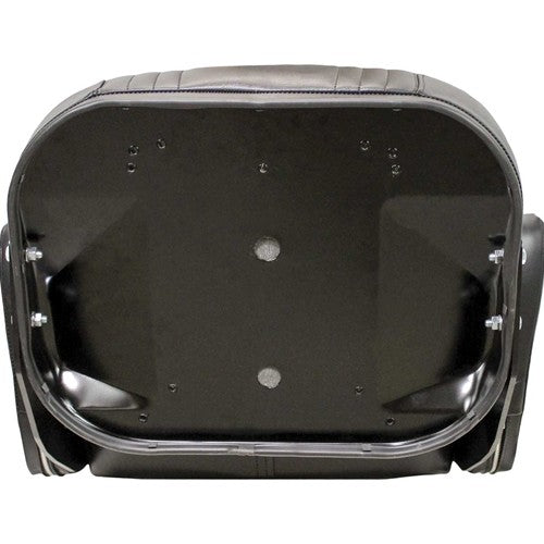 International Harvester 56-66 Series Tractor Replacement Seat Assembly - Fits Various Models - Pleated Black Vinyl