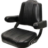 David Brown 1026 Tractor Replacement Seat Assembly - Pleated Black Vinyl