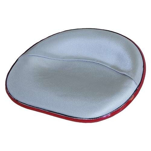 International Harvester Farmall Tractor Replacement Seat (4 Bolt Mount) - Fits Various Models - Silver Canvas