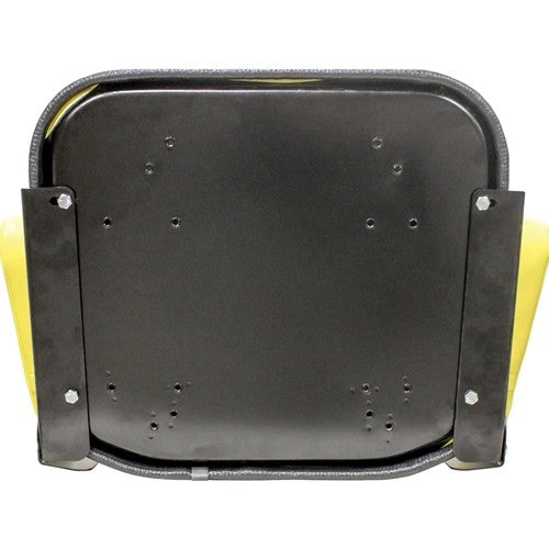 John Deere Tractor Comfort Classic Replacement Seat Assembly - Fits Various Models - Yellow Vinyl