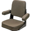 John Deere Tractor Comfort Classic Replacement Seat Assembly - Fits Various Models - Brown Cloth