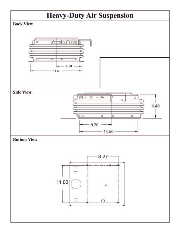 Heavy-Duty 24-Volt Air Suspension