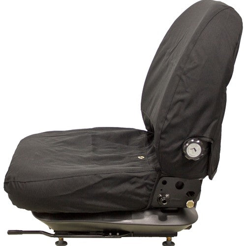 Seat/Backrest Cover Kit - Black Cloth