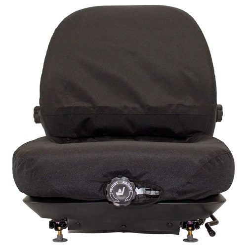 Seat/Backrest Cover Kit - Black Cloth