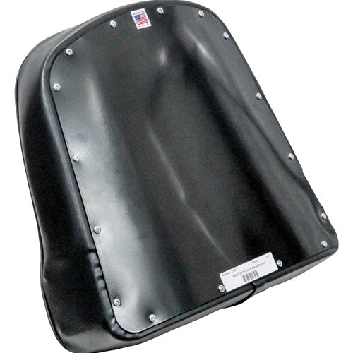 International Harvester Tractor Replacement Backrest Cushion - Black & White Vinyl