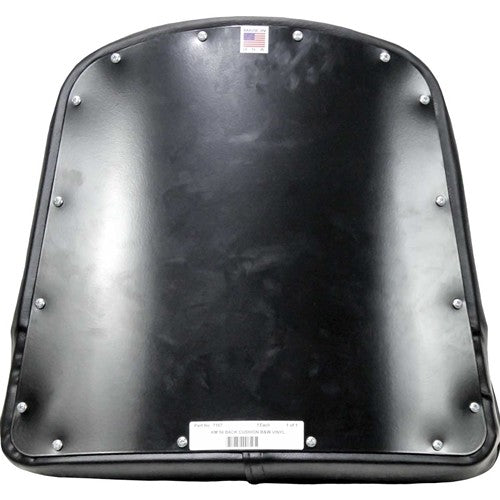 International Harvester Tractor Replacement Backrest Cushion - Black & White Vinyl