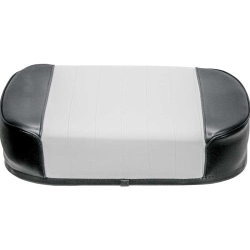 International Harvester Pleated Replacement Seat Cushion (Original) - Black & White Pleated Pattern Vinyl