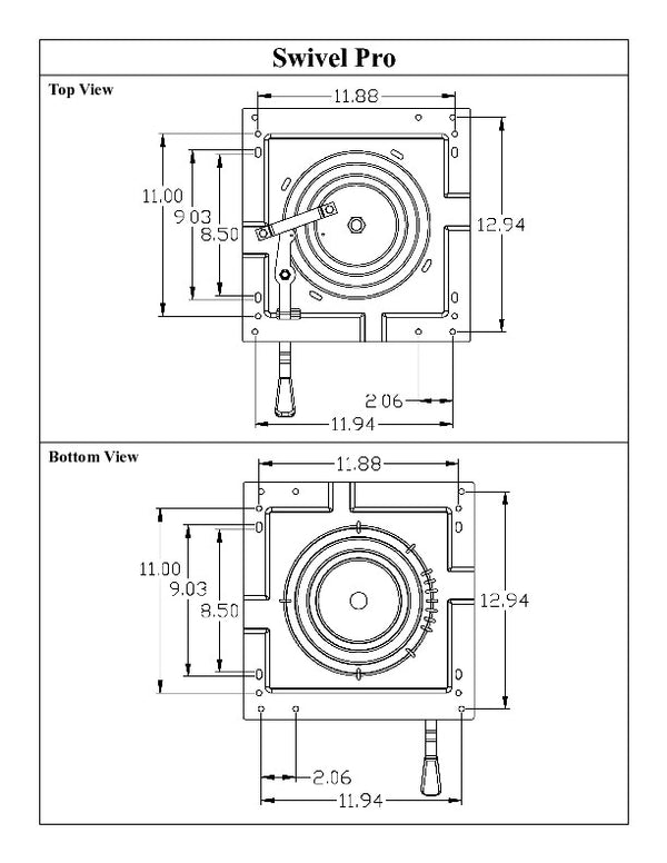 Replacement Seat Swivel