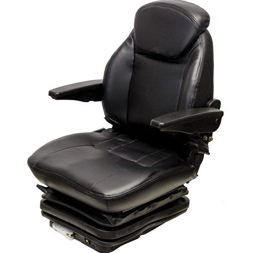 Multiple Application Seat & Mechanical Suspension - Black Vinyl