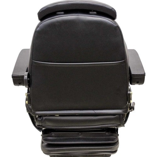 Multiple Application Seat & Mechanical Suspension - Black Vinyl