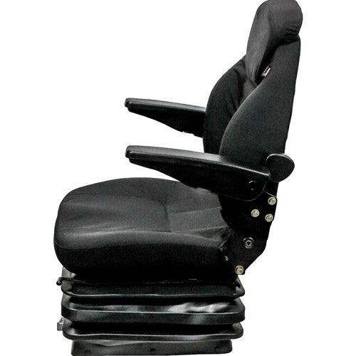 Multiple Application Seat & Mechanical Suspension - Black Cloth