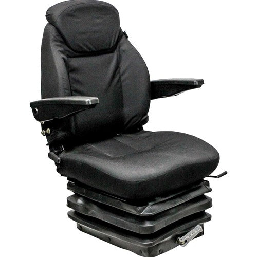 Multiple Application Seat & Mechanical Suspension - Black Cloth