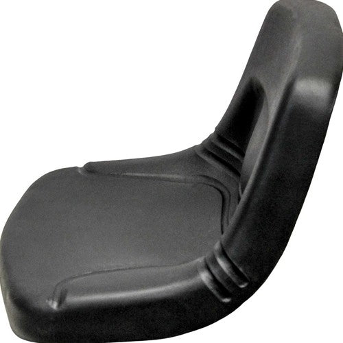 John Deere Lawn Mower Replacement Bucket Seat - Fits Various Models - Black Vinyl