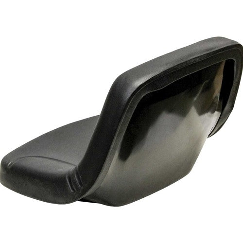 John Deere Lawn Mower Replacement Bucket Seat - Fits Various Models - Black Vinyl