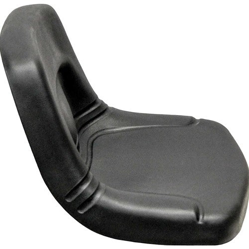 John Deere Lawn Mower Replacement Bucket Seat - Fits Various Models - Black Vinyl