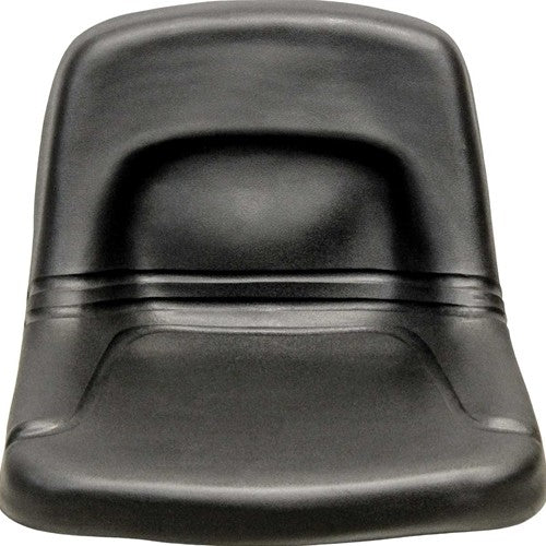 John Deere Lawn Mower Replacement Bucket Seat - Fits Various Models - Black Vinyl