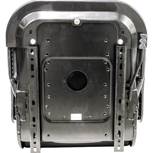 Bobcat Skid Steer Replacement Seat Assembly w/Arms - Fits Various Models - Black Vinyl