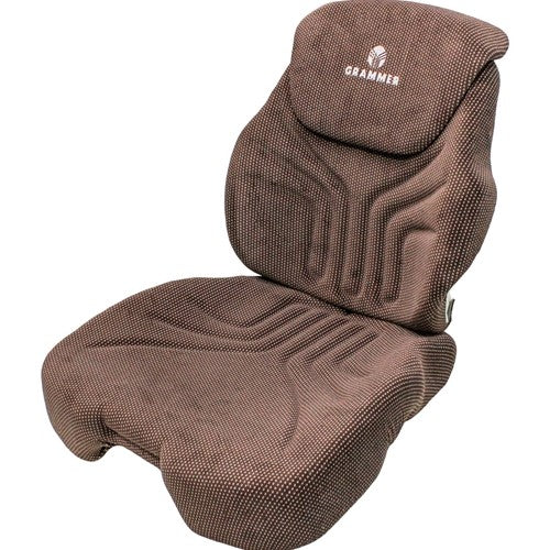 John Deere 6020-7030 Series Tractor Replacement Seat Cushion Kit - Brown Cloth