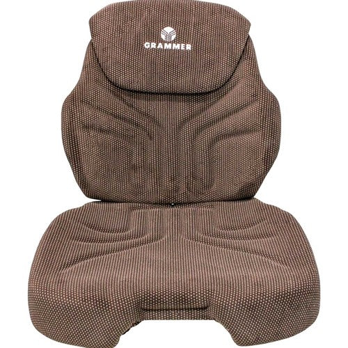 John Deere 6020-7030 Series Tractor Replacement Seat Cushion Kit - Brown Cloth