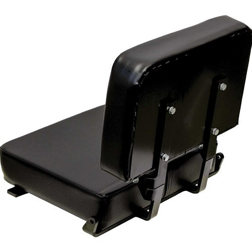 Universal Forklift Seat Assembly - Fits Various Models - Black Vinyl