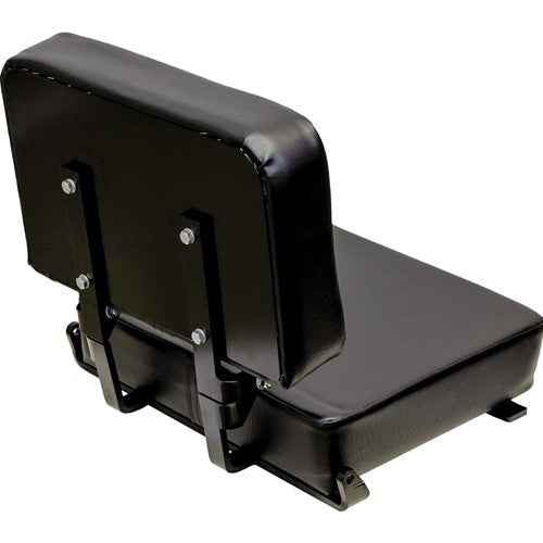 Universal Forklift Seat Assembly - Fits Various Models - Black Vinyl