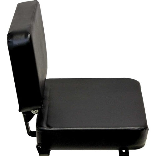 Universal Forklift Seat Assembly - Fits Various Models - Black Vinyl