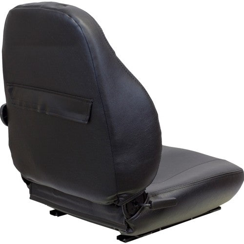 Case L Series Dozer Replacement Seat Assembly Kit - Fits Various Models - Black Vinyl