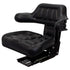 Ford/New Holland Tractor Replacement Utility Mechanical Suspension Seat Assembly - Fits Various Models - Black Vinyl