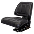 Case Tractor Replacement Utility Mechanical Suspension Seat Assembly - Fits Various Models - Black Vinyl