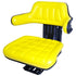 Case Tractor Replacement Utility Mechanical Suspension Seat Assembly - Fits Various Models - Yellow Vinyl