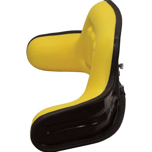 Wraparound Backrest Cushion For Utility Suspension Seat - Yellow Vinyl